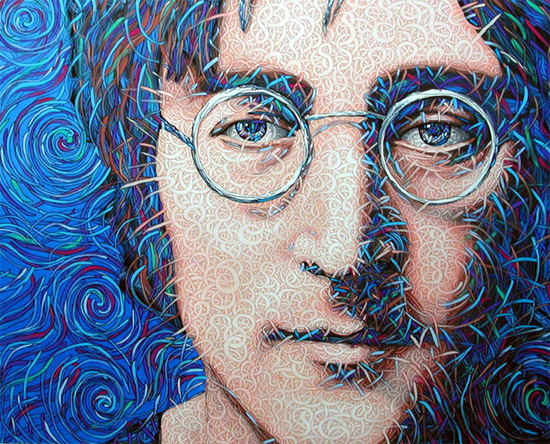 'John', acrílico sobre tela by J. Morefield 'John', acrílico sobre tela by J. Morefield